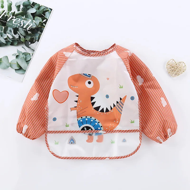 Waterproof Long Sleeve Baby Bib