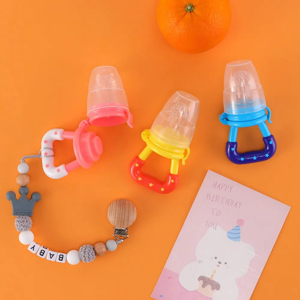 Baby Silicone Pacifier Feeder 3 Piece Set