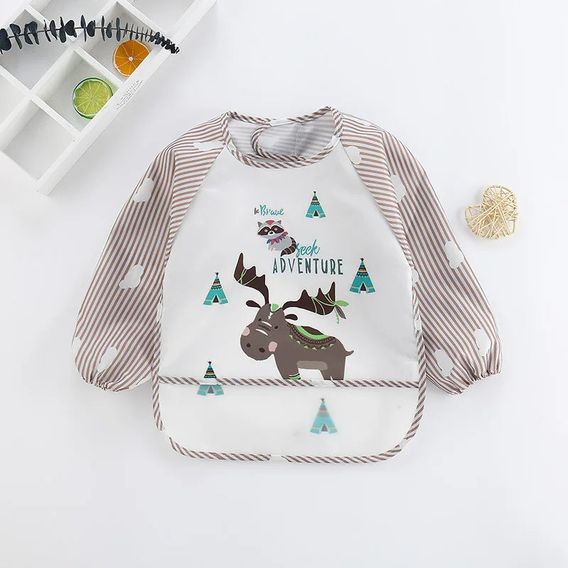 Waterproof Long Sleeve Baby Bib