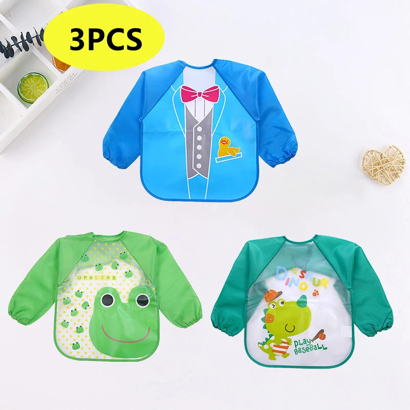 Waterproof Long Sleeve Baby Bib