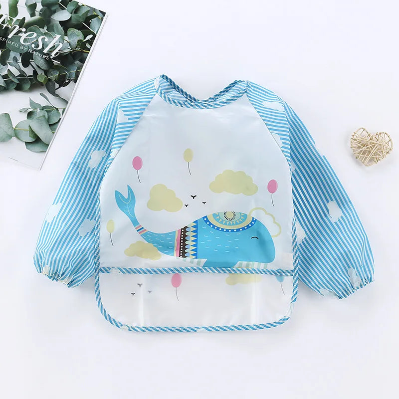 Waterproof Long Sleeve Baby Bib