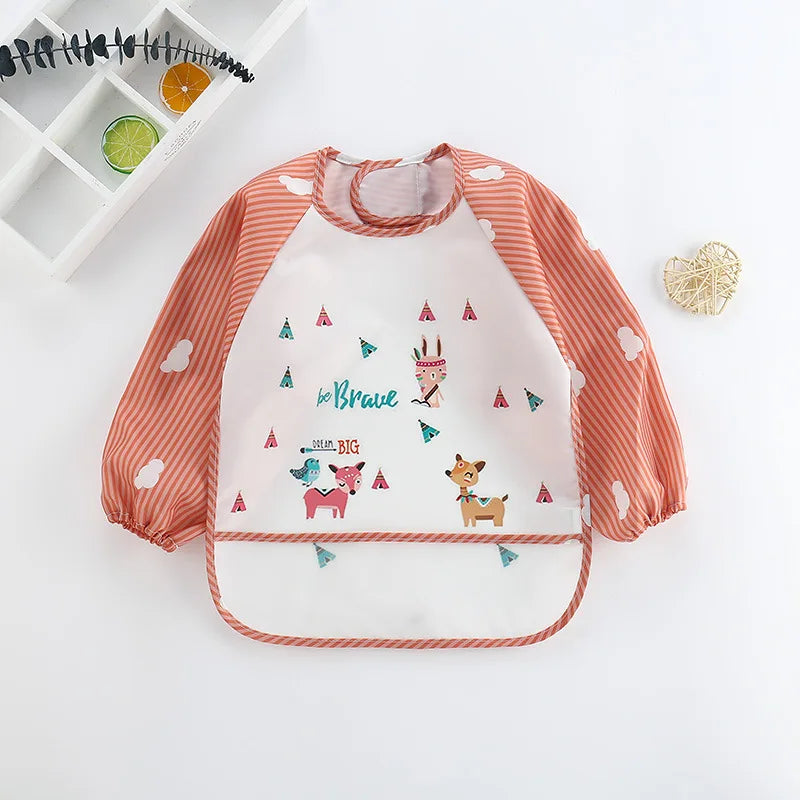 Waterproof Long Sleeve Baby Bib