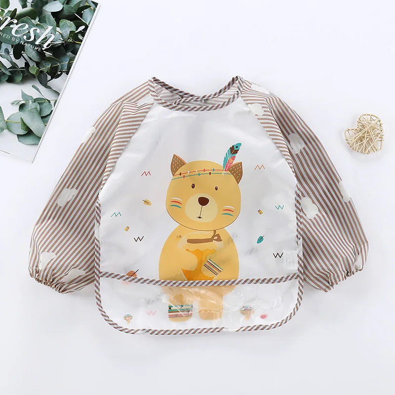 Waterproof Long Sleeve Baby Bib